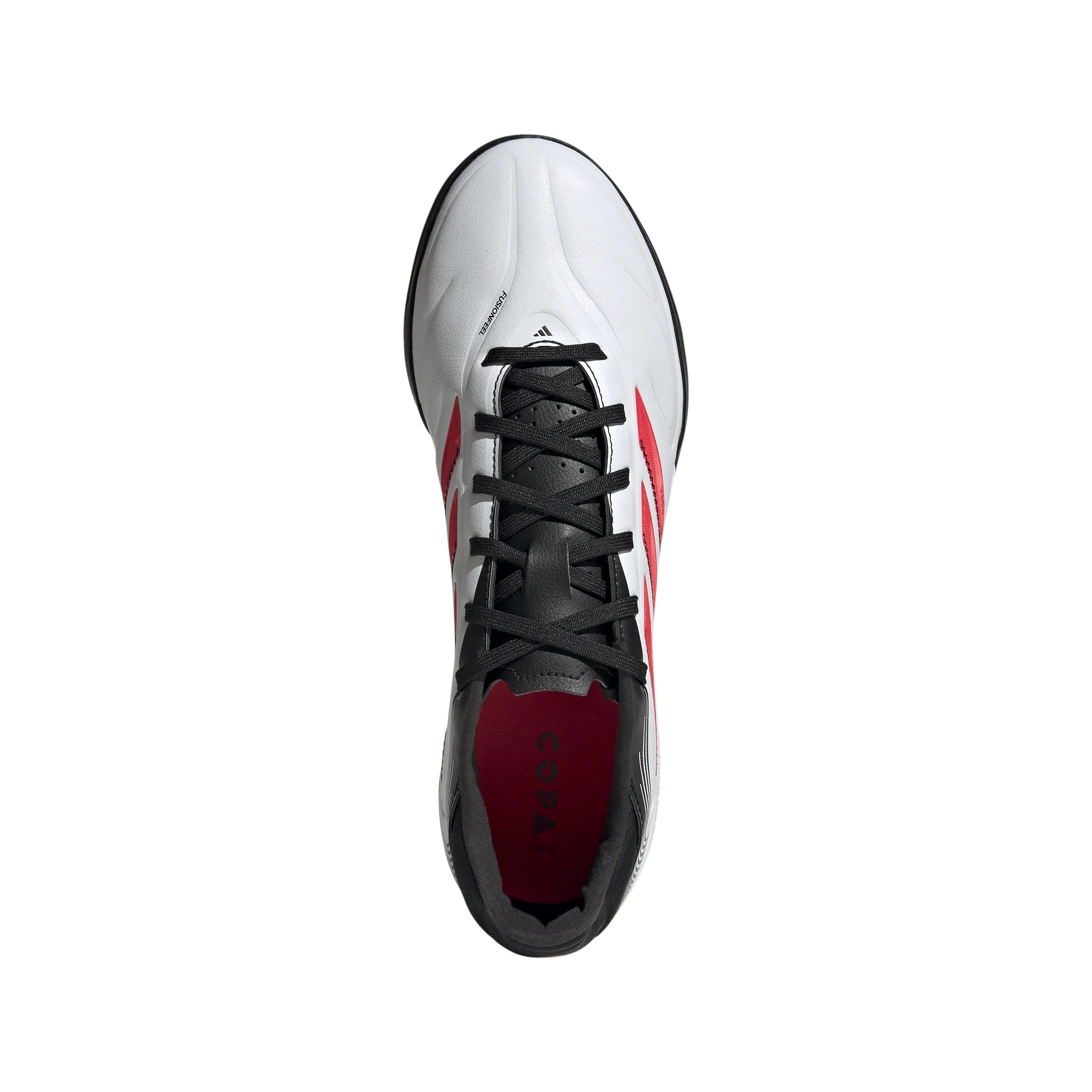 adidas Copa Pure 3 League TF Turf Soccer Shoes- ftwr white/lucid red/core black