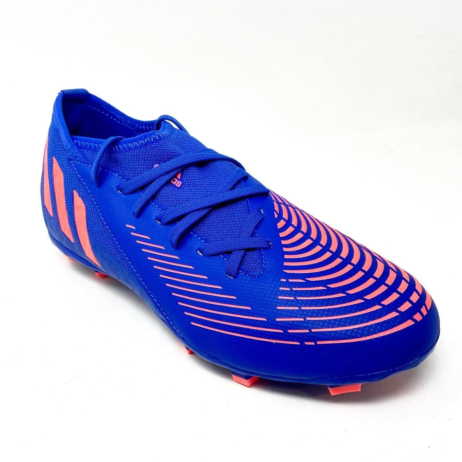 Adidas Predator Edge.3 FG Blue Youth Turf Soccer Cleats GW2361