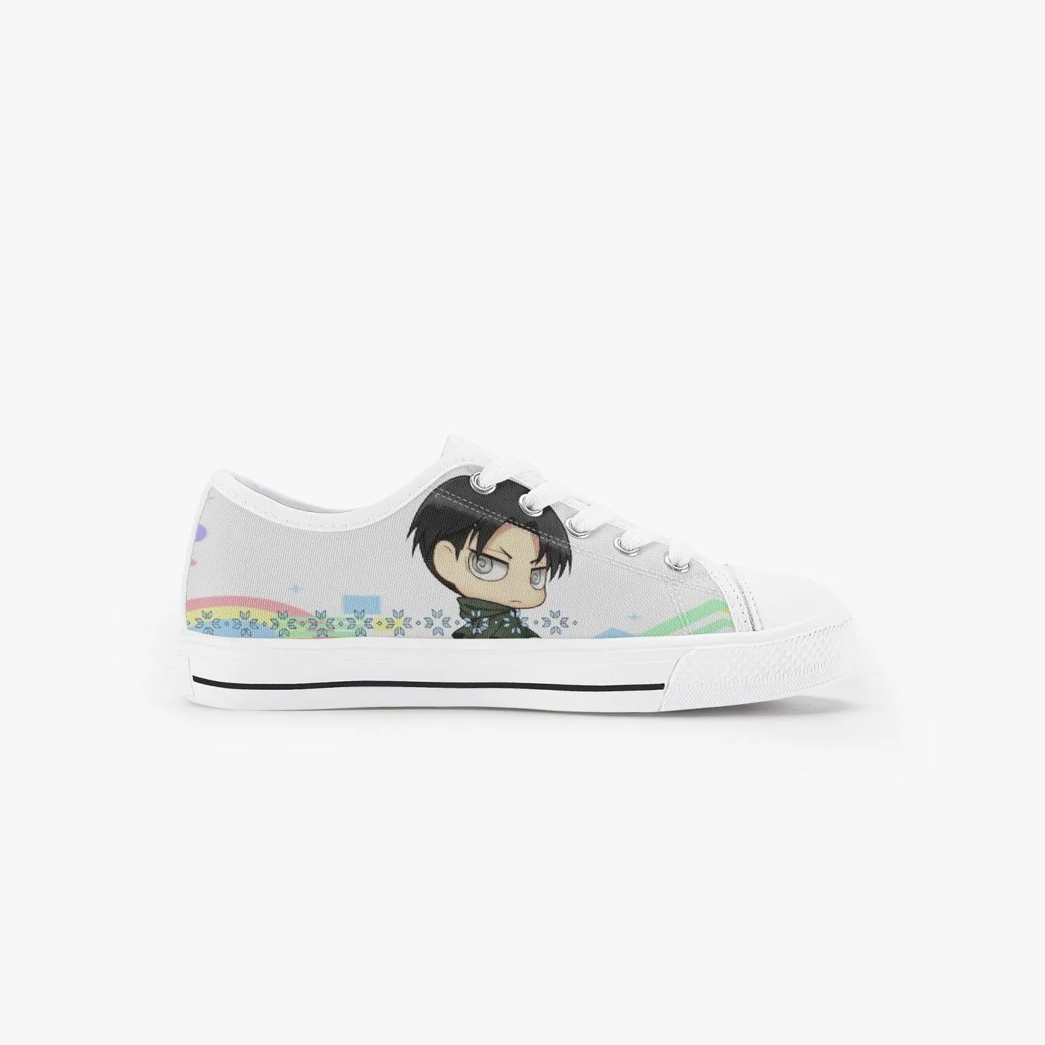 Attack On Titan Levi Ackerman Kids A-Star Low Anime Shoes