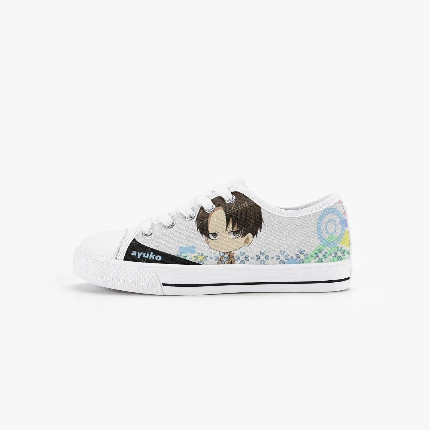 Attack On Titan Levi Ackerman Kids A-Star Low Anime Shoes