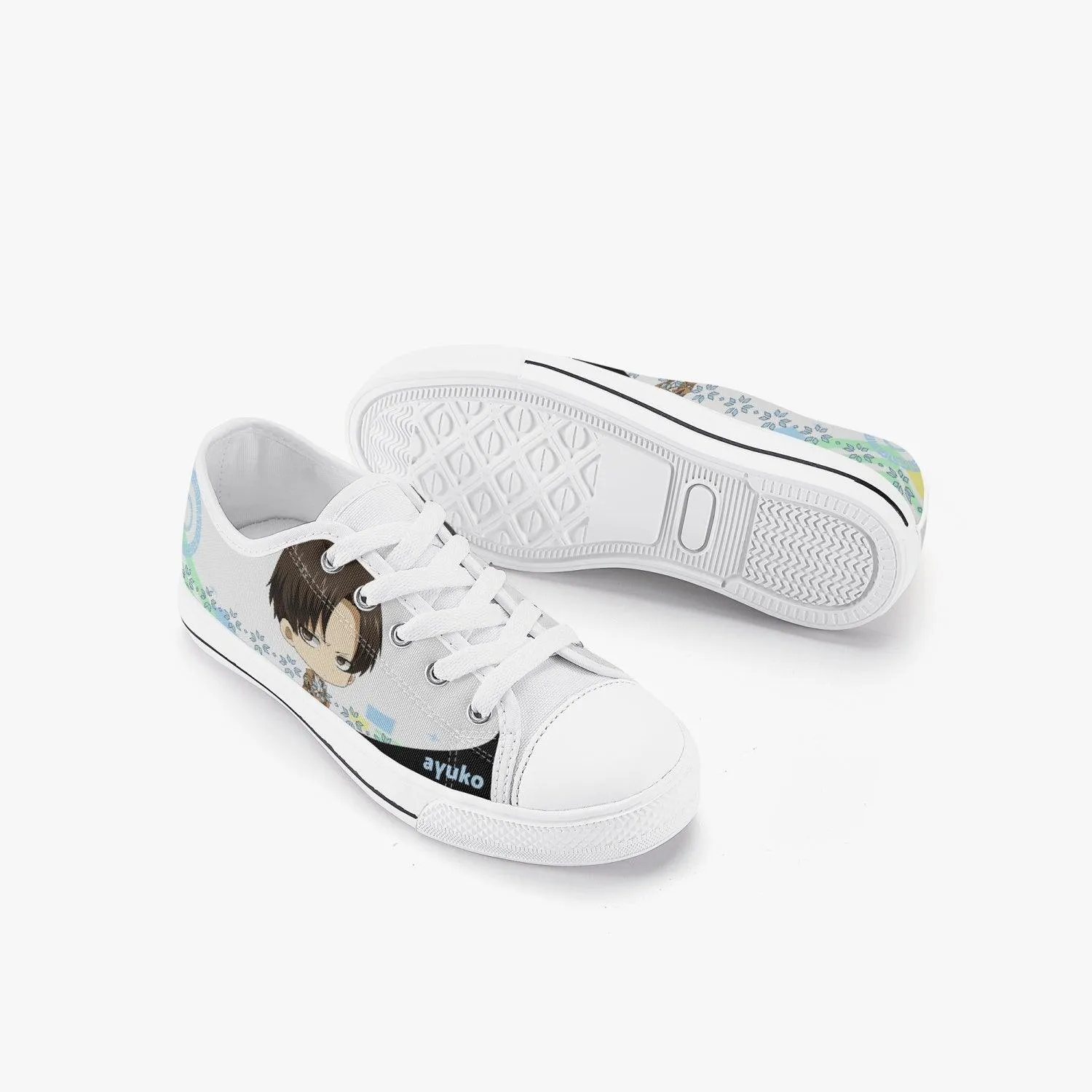 Attack On Titan Levi Ackerman Kids A-Star Low Anime Shoes