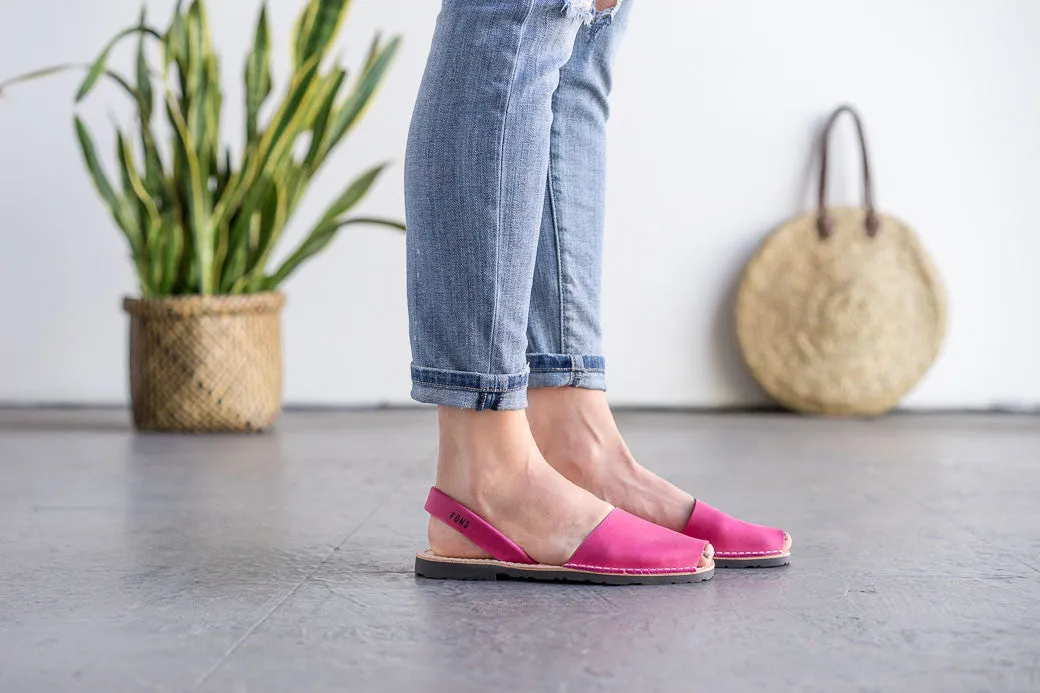 Avarcas Pons Classic Style Women Fuchsia