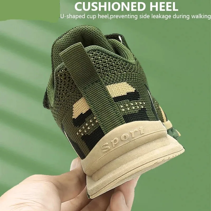 Breathable Mesh Running Sports Shoes for Kid Boys