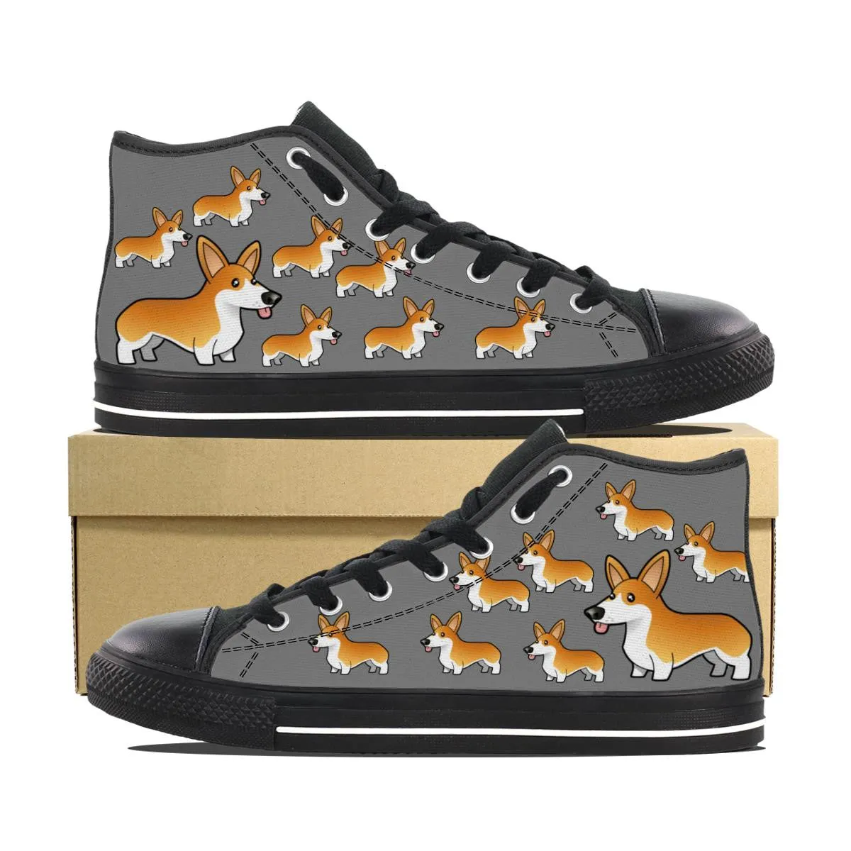 Corgi Canvas Shoes