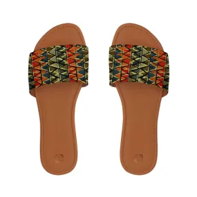 Cozy Bliss Slipper Geometric Jungle