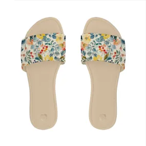 Cozy Bliss Slipper Midnight Floral Elegance