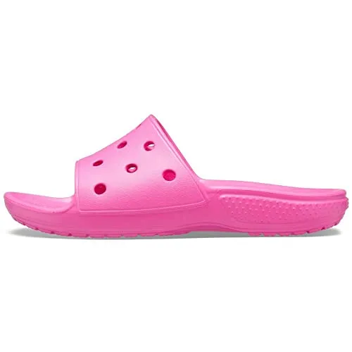 Crocs Kids' Classic Slide Sandals, Electric Pink, 13 Little Kid