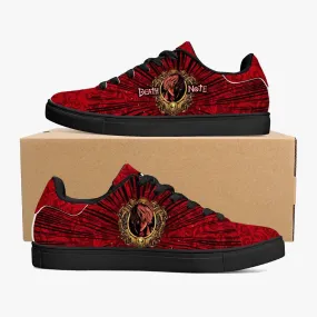 Death Note Red Black Skate Anime Shoes