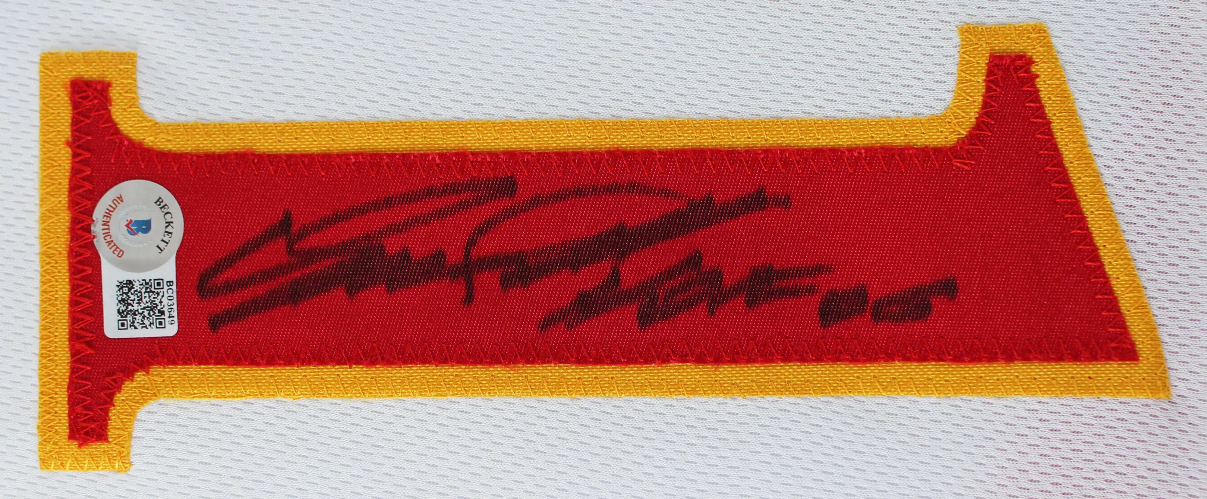 Dominique Wilkins HOF 06 Authentic Signed White Pro Style Jersey Autographed BAS