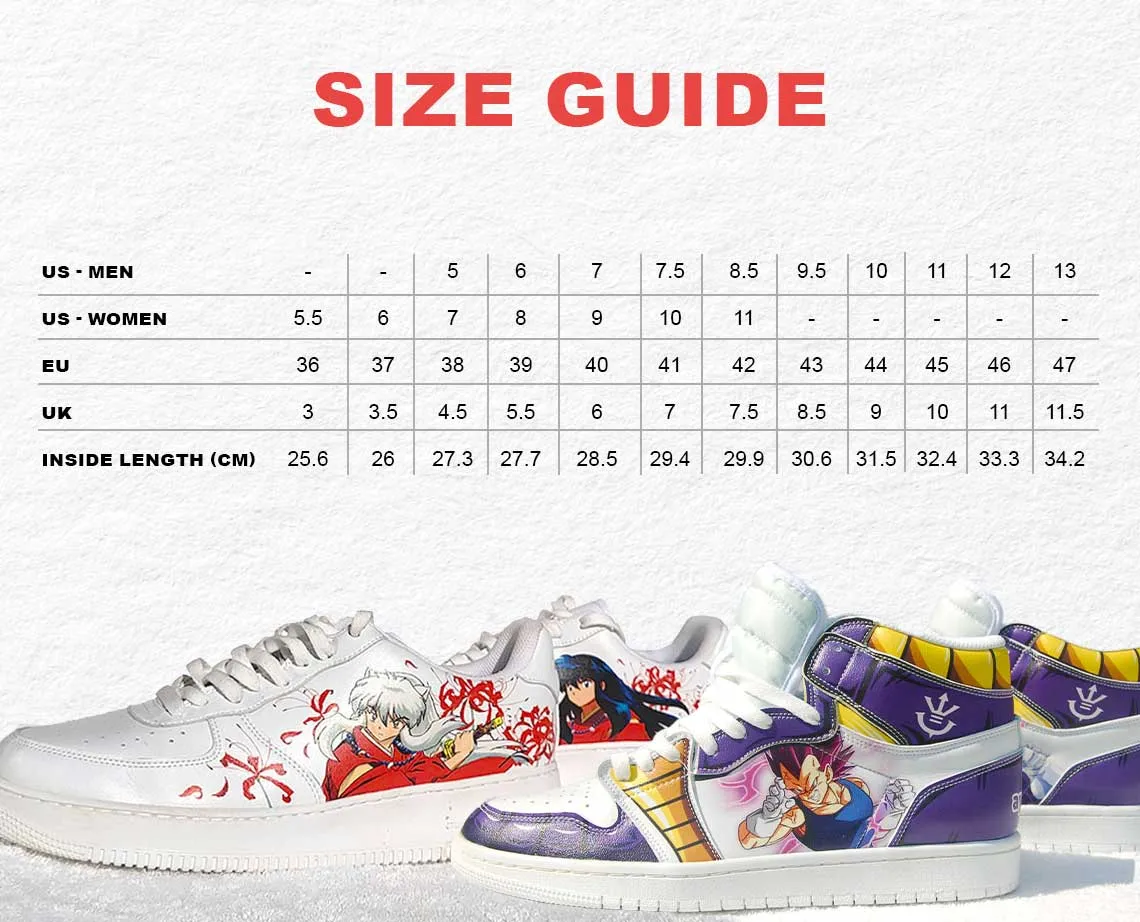 Dragon Ball Z Son Goku and Vegeta YZ Anime Shoes