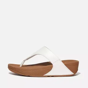FitFlop Lulu Leather Sandals - White