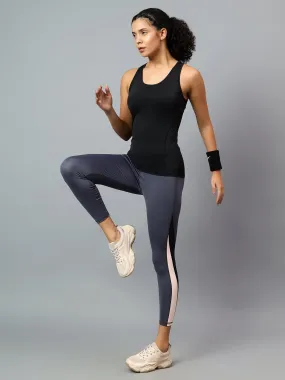 Fitkin Women Black High Intensity Training  Tank