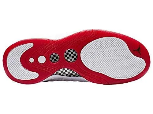 Nike Men's Jordan Jumpman Pro White/Black/Fire Red Leather Basketball Shoes 13 M US