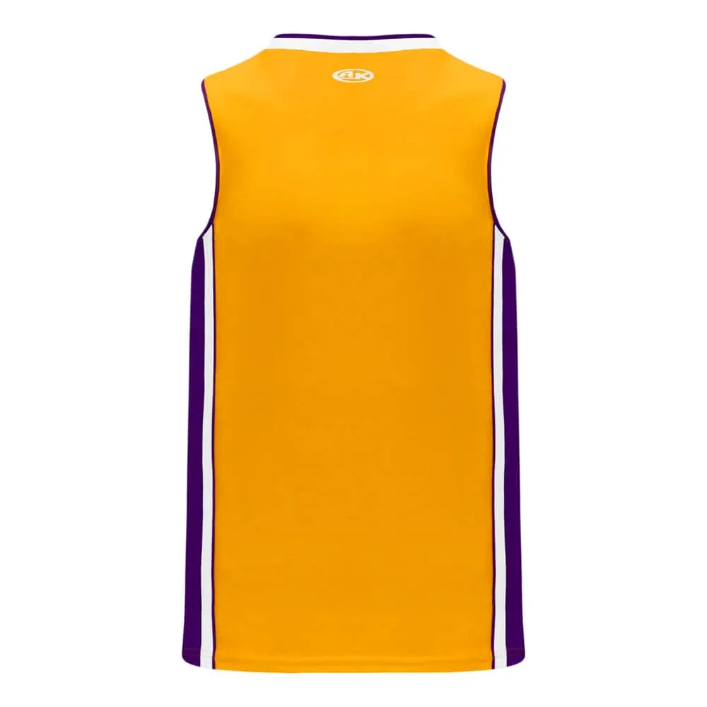 Pro B1715 Basketball Jersey Gold-Purpe-White