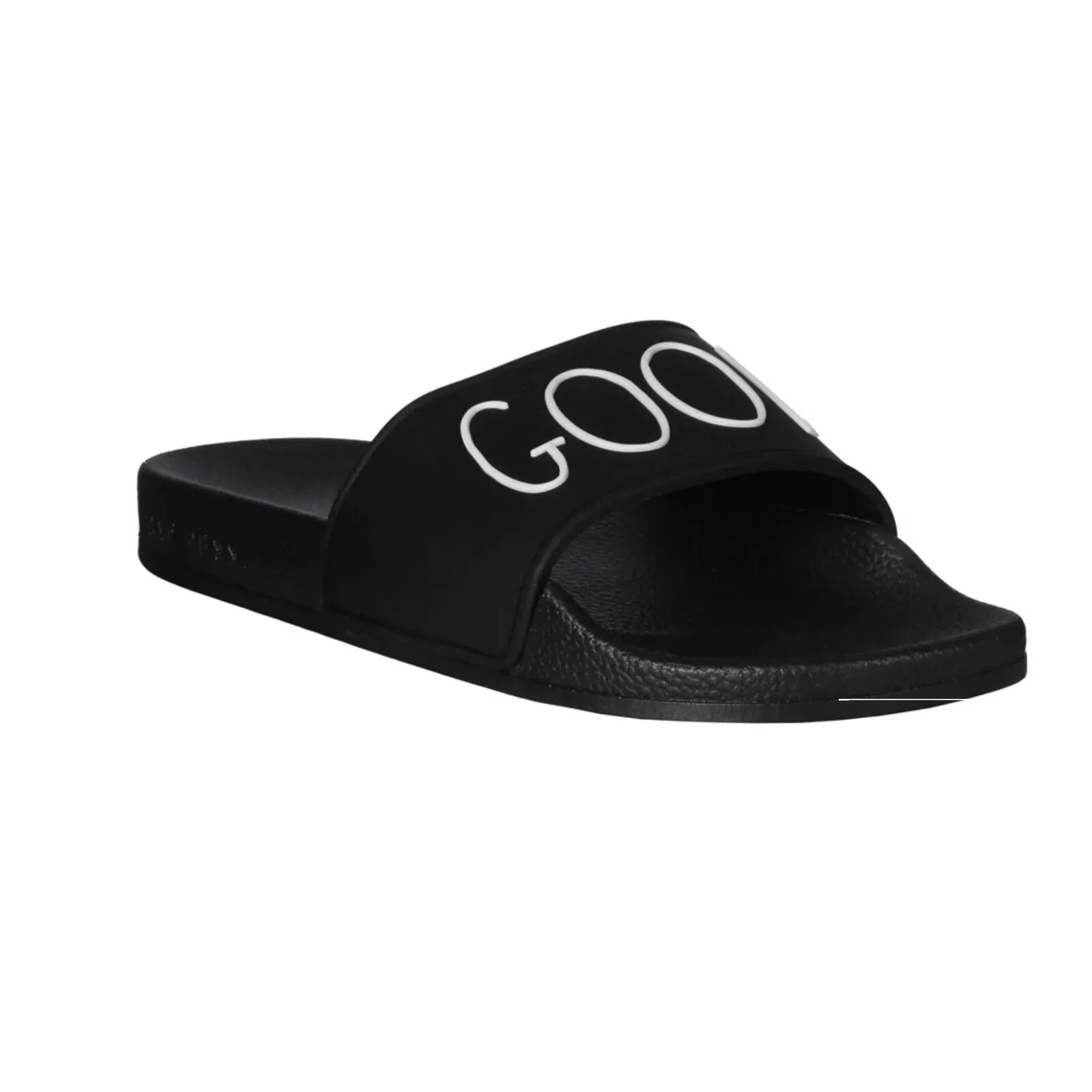 Rae Dunn Women's Good Vibes, Beach Please Slip On Casual Slide Sandals
