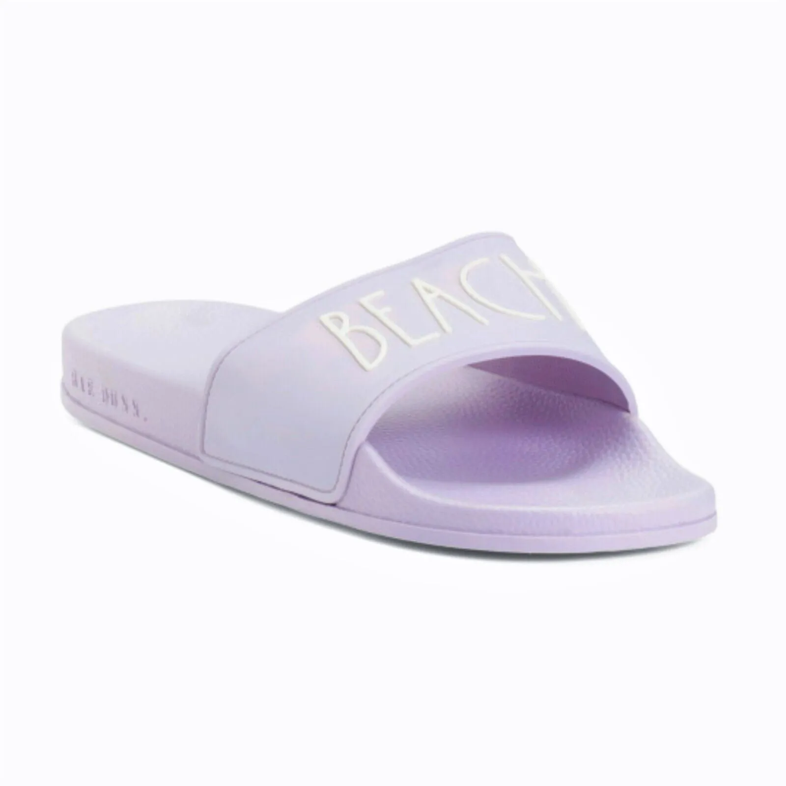 Rae Dunn Women's Good Vibes, Beach Please Slip On Casual Slide Sandals