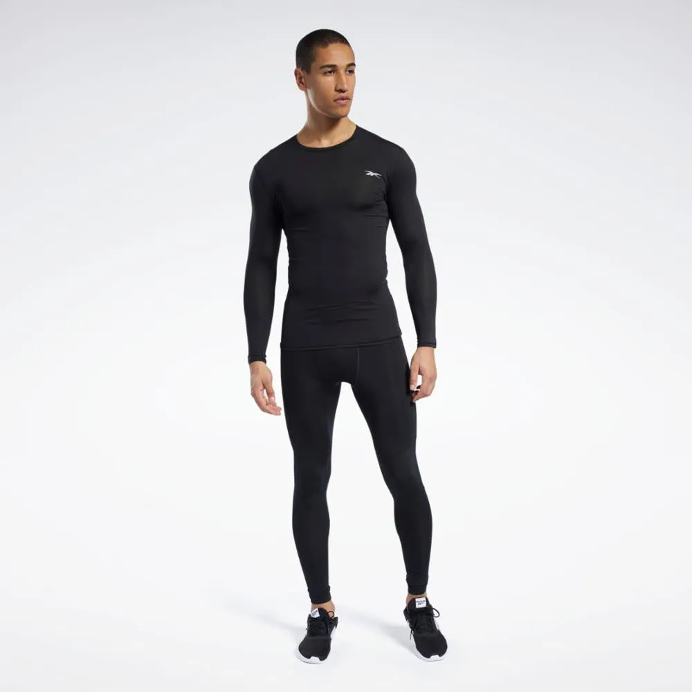Reebok Apparel Men Workout Ready Compression Tee BLACK