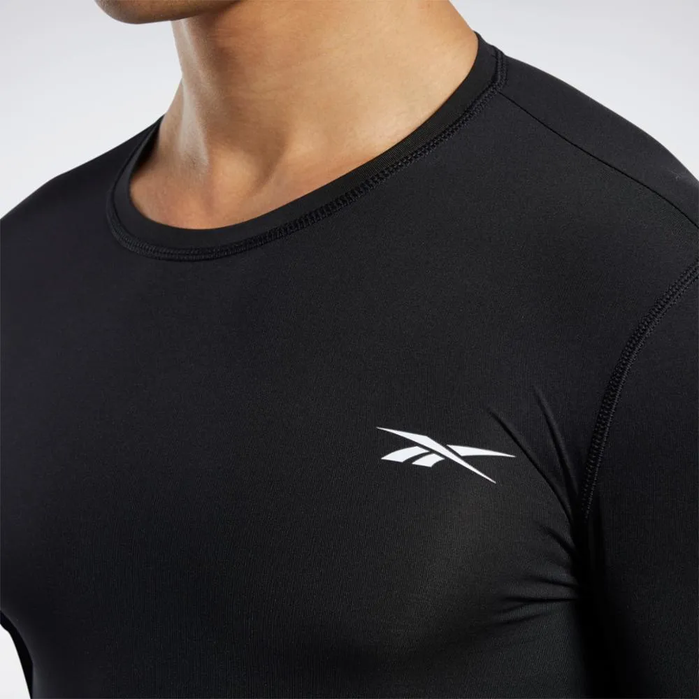 Reebok Apparel Men Workout Ready Compression Tee BLACK