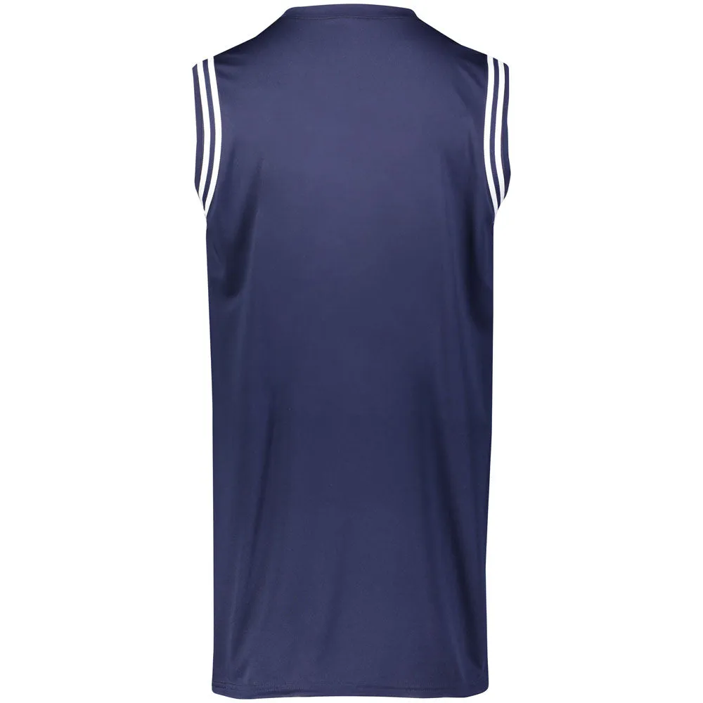 Retro Navy-White Basketball Jersey