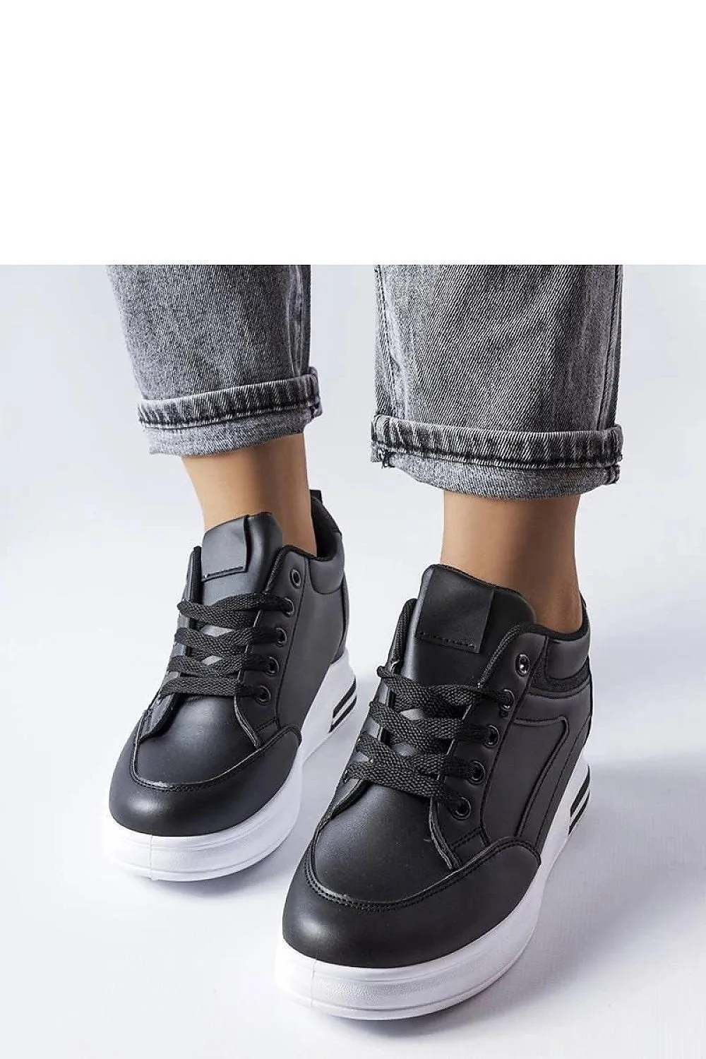 Stylish black sneakers