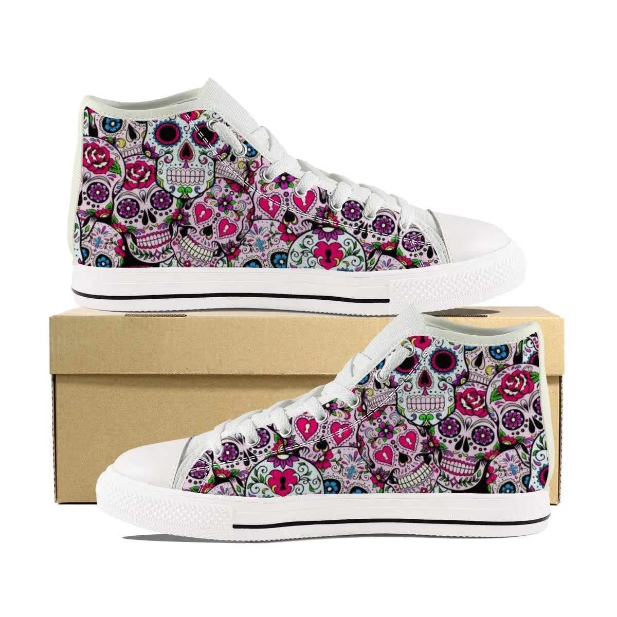 SUGAR SKULL CANVAS SHOES